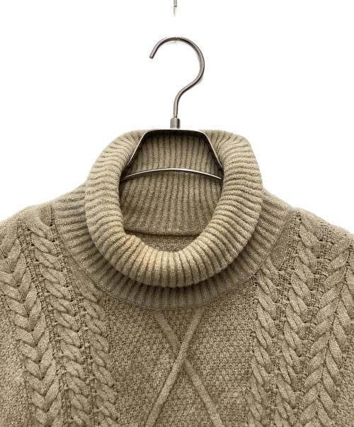 ABYTS（エーバイティーエス）abyts (エーバイティーエス) タートルネックニット ブラウン サイズ:SIZE 1の古着・服飾アイテム