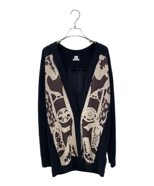 HERMES（エルメス）HERMES (エルメス) ツイルレーヌ ニットカーディガン マルチカラー サイズ:34の古着・服飾アイテム