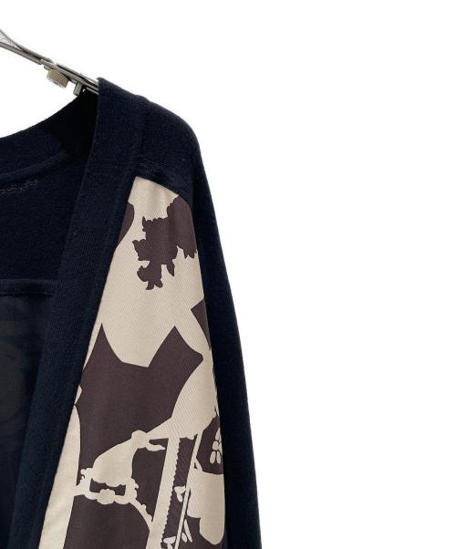 HERMES（エルメス）HERMES (エルメス) ツイルレーヌ ニットカーディガン マルチカラー サイズ:34の古着・服飾アイテム