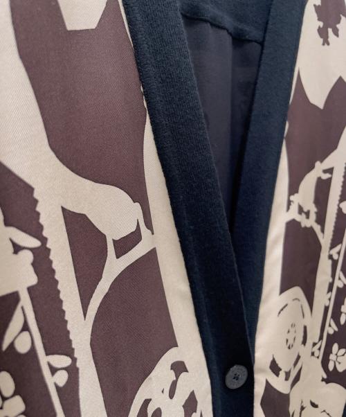 HERMES（エルメス）HERMES (エルメス) ツイルレーヌ ニットカーディガン マルチカラー サイズ:34の古着・服飾アイテム