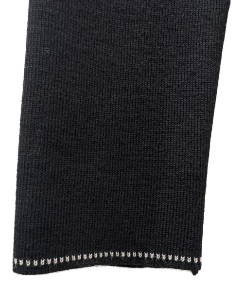 CHANEL（シャネル）CHANEL (シャネル) テープロゴタートルネックニット ブラック サイズ:40の古着・服飾アイテム