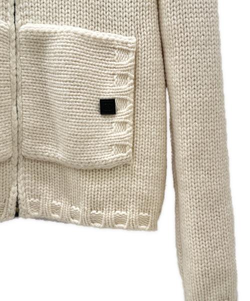 CHANEL（シャネル）CHANEL (シャネル) ジップアップニット アイボリー サイズ:34の古着・服飾アイテム