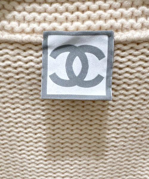 CHANEL（シャネル）CHANEL (シャネル) ジップアップニット アイボリー サイズ:34の古着・服飾アイテム