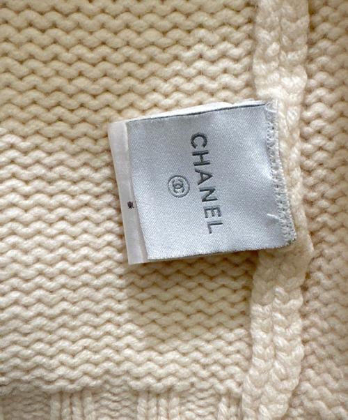 CHANEL（シャネル）CHANEL (シャネル) ジップアップニット アイボリー サイズ:34の古着・服飾アイテム