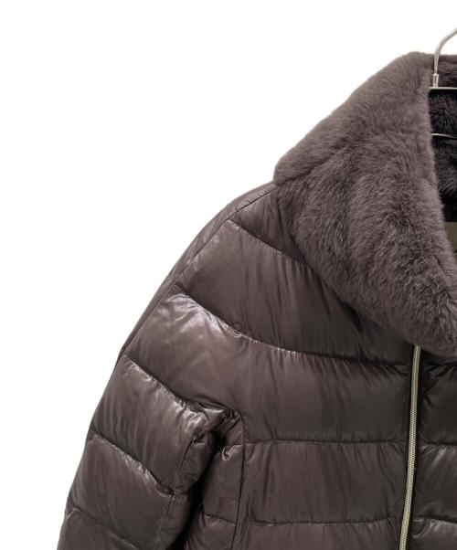 HERNO（ヘルノ）HERNO (ヘルノ) ナイロンウルトラライトレディケープ ブラウン サイズ:38の古着・服飾アイテム