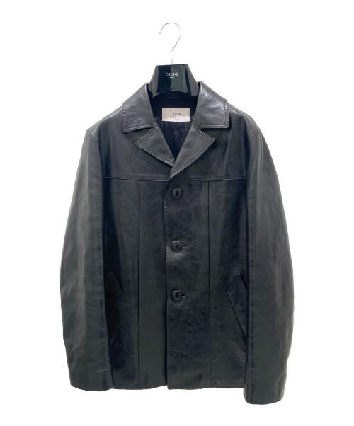 CELINE（セリーヌ）CELINE (セリーヌ) カーコート / ワックスドラムスキン ブラック サイズ:46の古着・服飾アイテム