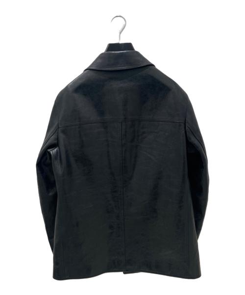 CELINE（セリーヌ）CELINE (セリーヌ) カーコート / ワックスドラムスキン ブラック サイズ:46の古着・服飾アイテム
