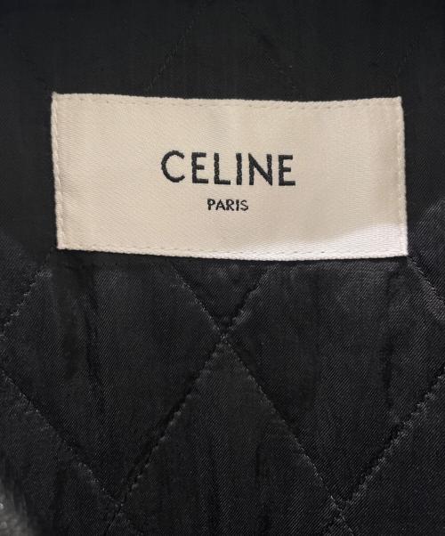 CELINE（セリーヌ）CELINE (セリーヌ) カーコート / ワックスドラムスキン ブラック サイズ:46の古着・服飾アイテム
