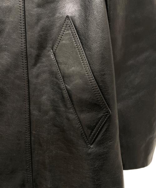 CELINE（セリーヌ）CELINE (セリーヌ) カーコート / ワックスドラムスキン ブラック サイズ:46の古着・服飾アイテム