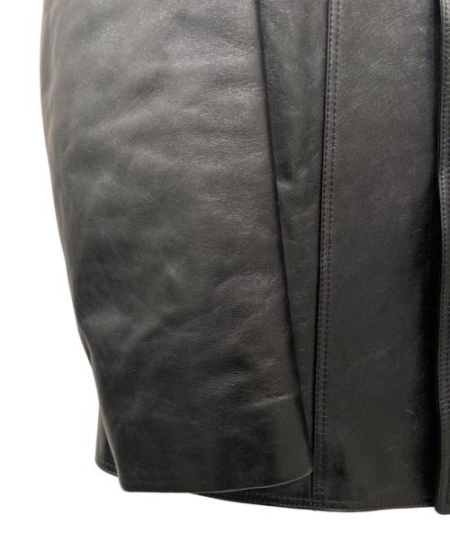 CELINE（セリーヌ）CELINE (セリーヌ) カーコート / ワックスドラムスキン ブラック サイズ:46の古着・服飾アイテム