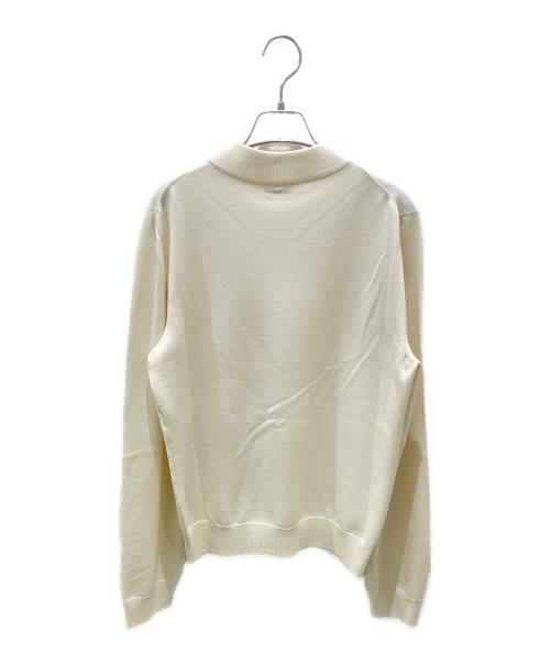 CELINE（セリーヌ）CELINE (セリーヌ) トリオンフハイネックセーター ホワイト サイズ:Lの古着・服飾アイテム