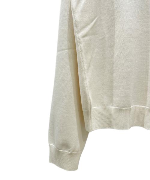 CELINE（セリーヌ）CELINE (セリーヌ) トリオンフハイネックセーター ホワイト サイズ:Lの古着・服飾アイテム