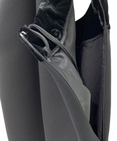 MIU MIU（ミュウミュウ）MIU MIU (ミュウミュウ) グレイン ド プードル ミニドレス ブラック サイズ:40の古着・服飾アイテム