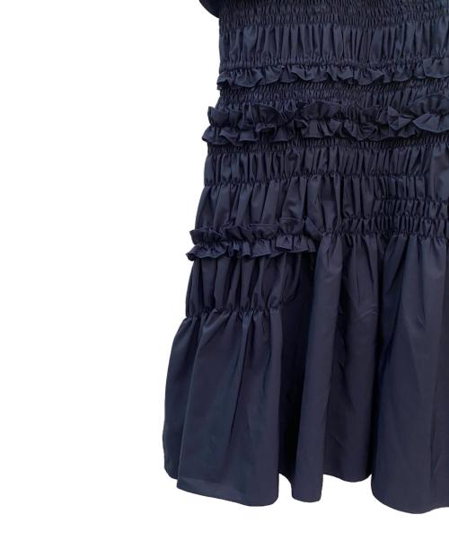 CECILIE BAHNSEN（セシリーバンセン）CECILIE BAHNSEN (セシリーバンセン) Oona ミニドレス ネイビー サイズ:12 未使用品の古着・服飾アイテム
