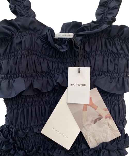 CECILIE BAHNSEN（セシリーバンセン）CECILIE BAHNSEN (セシリーバンセン) Oona ミニドレス ネイビー サイズ:12 未使用品の古着・服飾アイテム