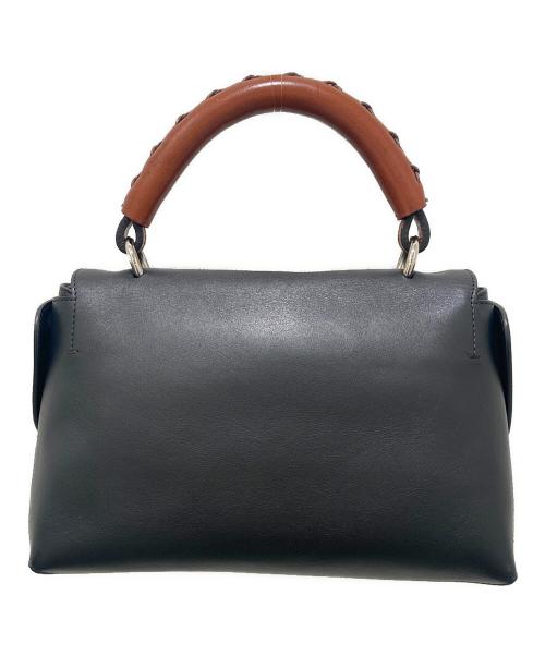 Chloe（クロエ）Chloe (クロエ) フェドラ ブラック×ブラウンの古着・服飾アイテム