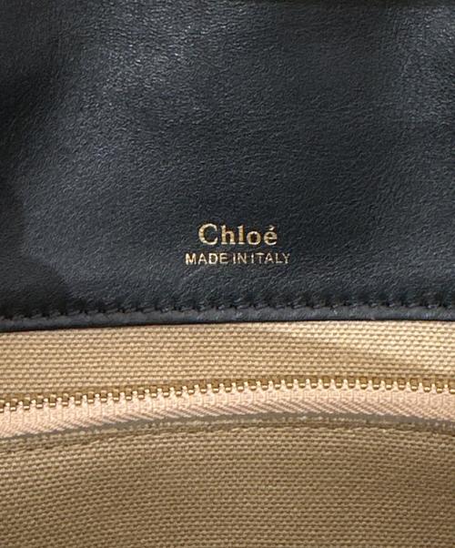 Chloe（クロエ）Chloe (クロエ) フェドラ ブラック×ブラウンの古着・服飾アイテム