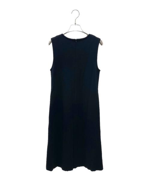 FOXEY（フォクシー）FOXEY (フォクシー) ケープ付ニットワンピース ブラック サイズ:40の古着・服飾アイテム