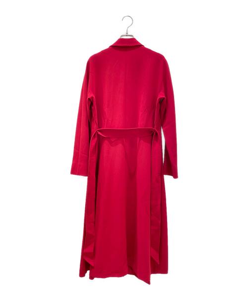Max Mara Studio（マックスマーラ ストゥディオ）Max Mara Studio (マックスマーラ ストゥディオ) ベルテッドコート レッド サイズ:36の古着・服飾アイテム