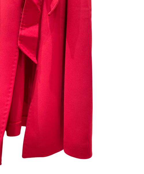 Max Mara Studio（マックスマーラ ストゥディオ）Max Mara Studio (マックスマーラ ストゥディオ) ベルテッドコート レッド サイズ:36の古着・服飾アイテム