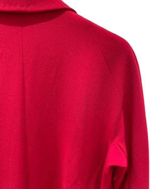 Max Mara Studio（マックスマーラ ストゥディオ）Max Mara Studio (マックスマーラ ストゥディオ) ベルテッドコート レッド サイズ:36の古着・服飾アイテム