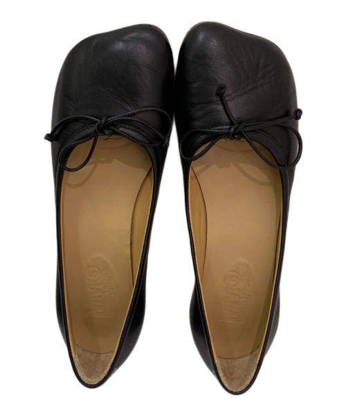 MM6 Maison Margiela（エムエムシックスメゾンマルジェラ）MM6 Maison Margiela (エムエムシックス メゾンマルジェラ) バレエシューズ ブラック サイズ:39の古着・服飾アイテム