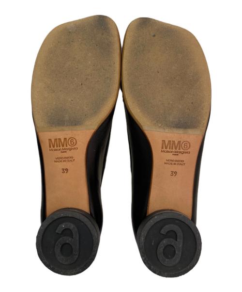 MM6 Maison Margiela（エムエムシックスメゾンマルジェラ）MM6 Maison Margiela (エムエムシックス メゾンマルジェラ) バレエシューズ ブラック サイズ:39の古着・服飾アイテム
