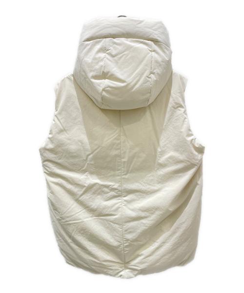 JIL SANDER+（ジルサンダープラス）JIL SANDER+ (ジルサンダープラス) フーデッドオーバーサイズナイロンダウンベスト イエロー サイズ:46の古着・服飾アイテム
