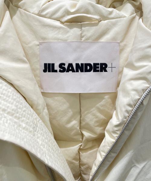 JIL SANDER+（ジルサンダープラス）JIL SANDER+ (ジルサンダープラス) フーデッドオーバーサイズナイロンダウンベスト イエロー サイズ:46の古着・服飾アイテム