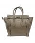 CELINE (セリーヌ) ラゲージ マイクロ ハンドバッグ グレージュ サイズ:-：80000円