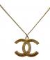 CHANEL (シャネル) ココマークフェザーネックレス ゴールドカラー：50000円