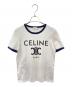 CELINE（セリーヌ）の古着「トリオンフロゴTシャツ」｜ホワイト