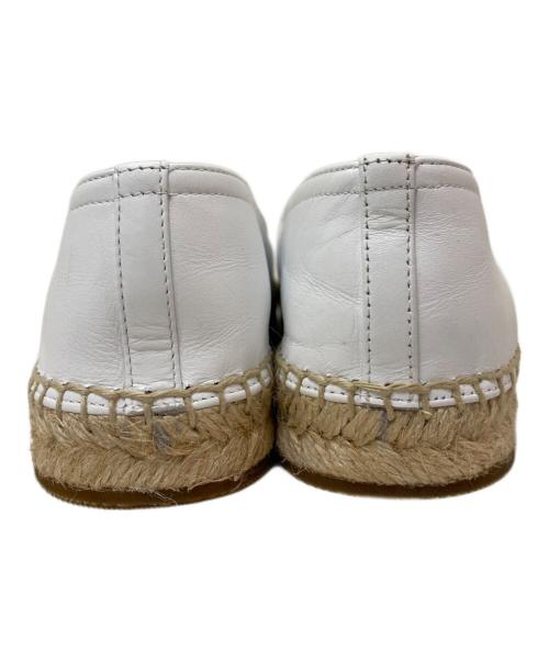 BURBERRY（バーバリー）BURBERRY (バーバリー) TABITHA エスパドリーユ ホワイト サイズ:35の古着・服飾アイテム