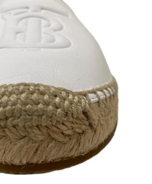 BURBERRY（バーバリー）BURBERRY (バーバリー) TABITHA エスパドリーユ ホワイト サイズ:35の古着・服飾アイテム