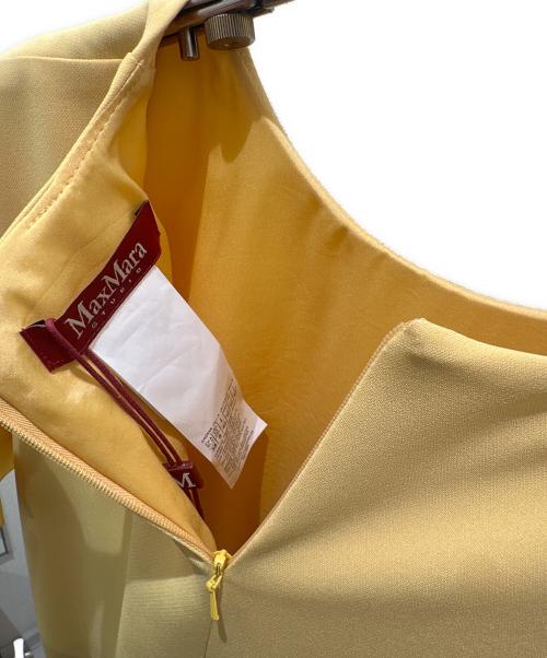 Max Mara Studio（マックスマーラ ストゥディオ）Max Mara Studio (マックスマーラ ストゥディオ) 半袖ワンピース イエロー サイズ:28の古着・服飾アイテム