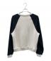 CELINE (セリーヌ) 25SSBLASON ルーズ スウェットシャツ/ブラゾンルーズスウェットシャツ ブラック×ベージュ サイズ:M：50000円
