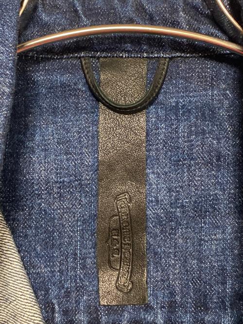 CHROME HEARTS（クロムハーツ）CHROME HEARTS (クロムハーツ) クロスパッチデニムシャツ インディゴ サイズ:Mの古着・服飾アイテム