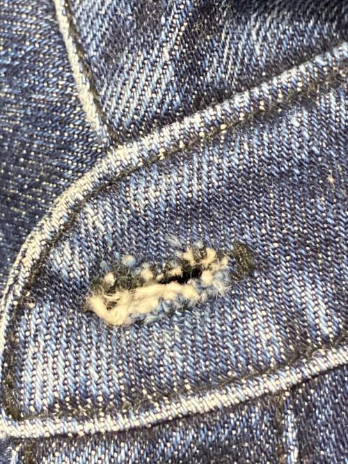 CHROME HEARTS（クロムハーツ）CHROME HEARTS (クロムハーツ) クロスパッチデニムシャツ インディゴ サイズ:Mの古着・服飾アイテム