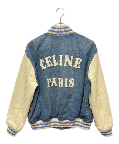 CELINE（セリーヌ）CELINE (セリーヌ) 25SS Loose Triomphe Teddy in Trail Wash Denim 