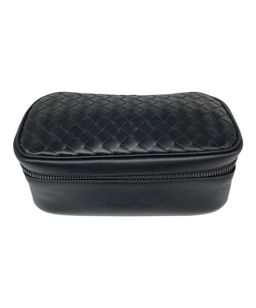 BOTTEGA VENETA（ボッテガベネタ）BOTTEGA VENETA (ボッテガベネタ) イントレチャート ウォッチケース ブラックの古着・服飾アイテム