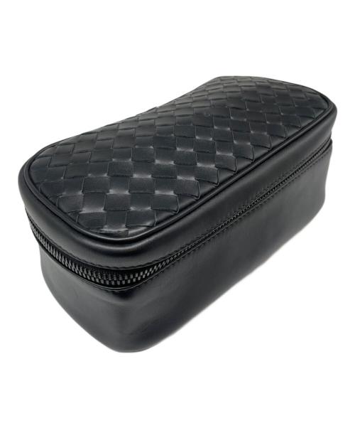 BOTTEGA VENETA（ボッテガベネタ）BOTTEGA VENETA (ボッテガベネタ) イントレチャート ウォッチケース ブラックの古着・服飾アイテム