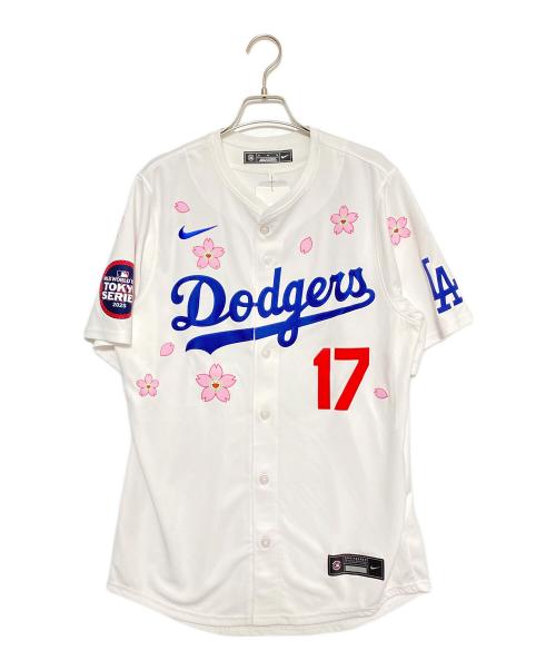 NIKE（ナイキ）NIKE (ナイキ) 村上隆 (ムラカミタカシ) MLB (エムエルビー) Ohtani Dodgers Jersey ホワイト サイズ:M 未使用品の古着・服飾アイテム