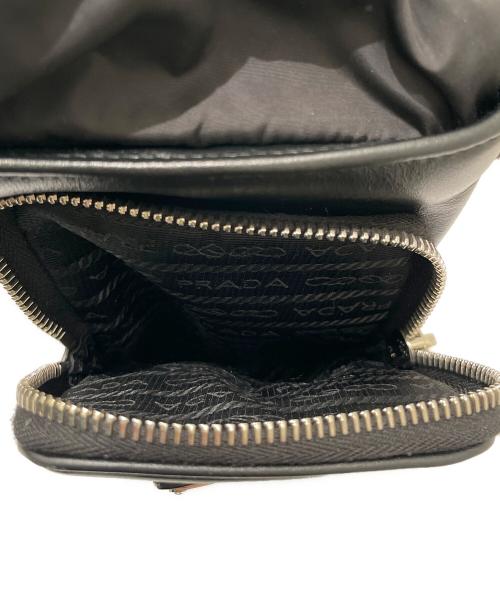 PRADA（プラダ）PRADA (プラダ) Re-Nylonスマートフォンケース ショルダーバッグ ブラックの古着・服飾アイテム
