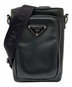 PRADAプラダ）の古着「スマートフォンケース ショルダーバッグ」｜ブラック