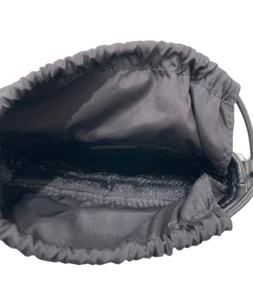 PRADA（プラダ）PRADA (プラダ) スマートフォンケース ショルダーバッグ ブラックの古着・服飾アイテム