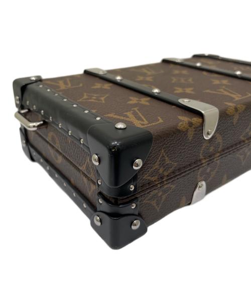 LOUIS VUITTON（ルイ ヴィトン）LOUIS VUITTON (ルイ ヴィトン) トランクショルダーバッグ ブラウンの古着・服飾アイテム