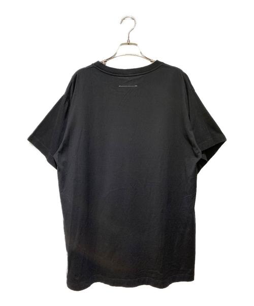 MM6 Maison Margiela（エムエムシックスメゾンマルジェラ）MM6 Maison Margiela (エムエムシックスメゾンマルジェラ) フロントロゴTシャツ ブラック サイズ:XSの古着・服飾アイテム