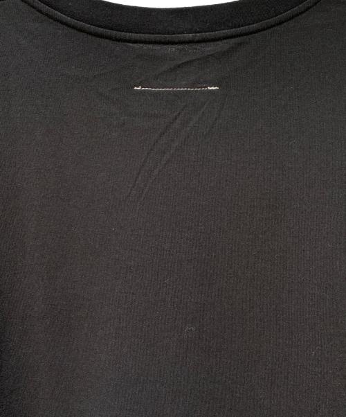 MM6 Maison Margiela（エムエムシックスメゾンマルジェラ）MM6 Maison Margiela (エムエムシックスメゾンマルジェラ) フロントロゴTシャツ ブラック サイズ:XSの古着・服飾アイテム