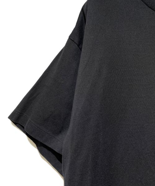 MM6 Maison Margiela（エムエムシックスメゾンマルジェラ）MM6 Maison Margiela (エムエムシックスメゾンマルジェラ) フロントロゴTシャツ ブラック サイズ:XSの古着・服飾アイテム
