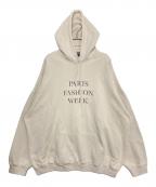 BALENCIAGAバレンシアガ）の古着「プリントフーディ」｜グレー